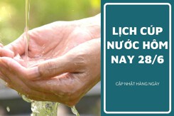 Lịch cúp nước TP HCM ngày 28/6 và ngày 29/6 quận Bình Thạnh, Tân Phú và các quận khác tạm ngưng cấp nước từ đêm tới rạng sáng
