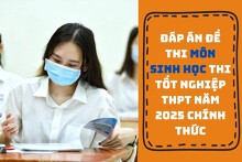Đáp án đề thi môn Sinh thi tốt nghiệp THPT 2025 tất cả 48 mã đề mới nhất