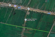 Đường sẽ mở ở xã Nhơn Hòa Lập, huyện Tân Thạnh, tỉnh Long An