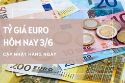 Tỷ giá euro ngày 3/6: Tăng mạnh hơn 100 đồng tại ngân hàng và chợ đen
