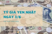 Tỷ giá yen Nhật hôm nay 3/6: Ngân hàng tiếp đà tăng, chợ đen trái chiều