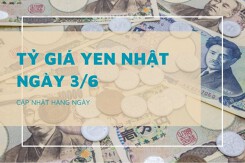 Tỷ giá yen Nhật hôm nay 3/6: Ngân hàng tiếp đà tăng, chợ đen trái chiều
