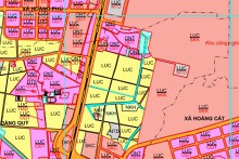Bản đồ quy hoạch sử dụng đất xã Hoằng Quỳ, Hoằng Hoá, Thanh Hoá