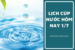Lịch cúp nước TP HCM ngày 1/7 đến sáng ngày 2/7 quận Tân Bình bị ảnh hưởng nhiều giờ trong ngày