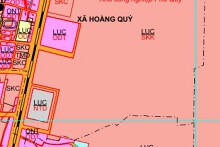 Bản đồ quy hoạch giao thông xã Hoằng Quý, Hoằng Hoá, Thanh Hoá
