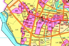 Bản đồ quy hoạch sử dụng đất xã Hoằng Tân, Hoằng Hoá, Thanh Hoá