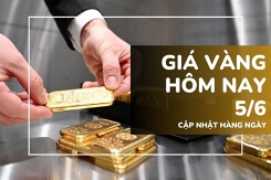Giá vàng hôm nay 5/6: Vàng SJC và nhẫn trơn phục hồi mạnh, tăng tới 1 triệu đồng/lượng