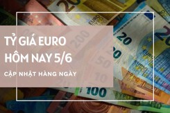 Tỷ giá euro ngày 5/6: Phục hồi mạnh tại cả ngân hàng và chợ đen