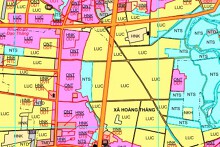 Bản đồ quy hoạch sử dụng đất xã Hoằng Thắng, Hoằng Hoá, Thanh Hoá