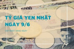 Tỷ giá yen Nhật hôm nay 9/6: Tiếp đà đi xuống tại ngân hàng và chợ đen