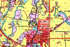 Bản đồ quy hoạch sử dụng đất thị trấn Thiệu Hoá, Thiệu Hoá, Thanh Hoá