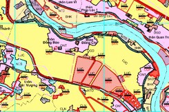 Bản đồ quy hoạch sử dụng đất thị trấn Hậu Hiền, Thiệu Hoá, Thanh Hoá