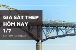 Giá sắt thép xây dựng hôm nay 1/7 Hòa Phát, Miền Nam ổn định, quặng sắt thế giới giảm nhẹ