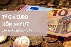 Tỷ giá euro ngày 1/7: Tăng vọt hơn 200 đồng tại tất cả ngân hàng, chợ đen sụt nhẹ
