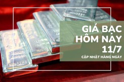 Giá bạc hôm nay 11/7: Bạc miếng vượt 1,45 triệu, bạc thỏi tăng vọt hơn 500.000 đồng