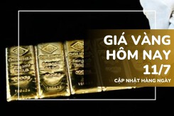 Giá vàng hôm nay 11/7: Vàng SJC 'lặng sóng', nhẫn trơn tăng thêm 300.000 đồng/lượng