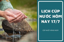 Lịch cúp nước TP HCM ngày 17/7 đến sáng ngày 18/7 nhiều khu vực ở quận 1, quận 11, quận Tân  Bình tạm ngưng cấp nước thời điểm