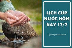Lịch cúp nước TP HCM ngày 17/7 đến sáng ngày 18/7 nhiều khu vực ở quận 1, quận 11, quận Tân  Bình tạm ngưng cấp nước thời điểm