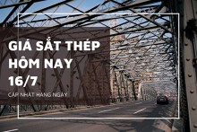 Giá sắt thép hôm nay 16/7 đi ngang, giao dịch trầm lắng giữa tín hiệu phục hồi kinh tế Trung Quốc
