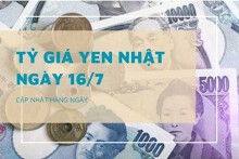 Tỷ giá yen Nhật hôm nay 16/7: Tiếp đà giảm mạnh tại ngân hàng và chợ đen