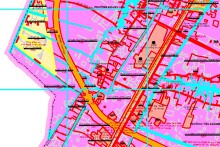 Bản đồ quy hoạch giao thông phường Khánh Hậu, TP Tân An, tỉnh Long An thời kỳ 2021 – 2030