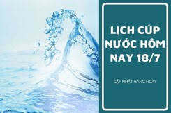 Lịch cúp nước TP HCM ngày 18/7 đến sáng ngày 19/7 quận 1, quận 10, quận 3 tạm ngưng cấp nước từ đếm tới rạng sáng