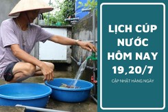 Lịch cúp nước TP HCM cuối tuần ngày 19/7 và ngày 20/7 hơn 7 phường ở các quận Bình Tân, quận 5, quận 4, quận Bình Thạnh mất nước và nước yếu trong nhiều giờ