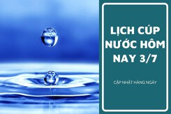 Lịch cúp nước TP HCM ngày 3/7 đến sáng ngày 4/7 nhiều quận ghi nhận cúp nước trong nhiều giờ