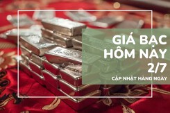 Giá bạc hôm nay 2/7: Bạc miếng tăng nhẹ, giữ trên 1,4 triệu đồng/lượng