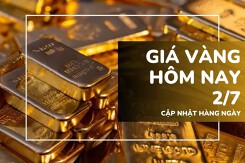 Giá vàng hôm nay 2/7: Vàng SJC và nhẫn trơn tiếp tục tăng 400.000 đồng/lượng