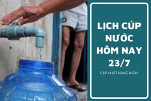 Lịch cúp nước TP HCM ngày 23/7 và sáng ngày 24/7 Nhiều tuyến đường Bình Lợi Trung tạm ngừng cấp nước