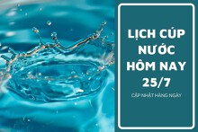 Lịch cúp nước TP HCM ngày 25/7 và sáng ngày 26/7 hai phường trung tâm Quận 1 và nhiều tuyến đường Quận Tân Bình tạm ngưng cấp nước
