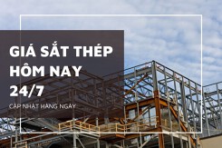 Giá sắt thép hôm nay 24/7  thị trường quốc tế tăng nhẹ, trong nước duy trì ổn định