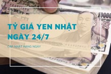 Tỷ giá yen Nhật hôm nay 24/7: Tiếp đà đi lên ở phần lớn ngân hàng và chợ đen