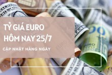 Tỷ giá euro ngày 25/7: Giảm hàng loạt tại các ngân hàng, chợ đen biến động trái chiều