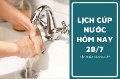 Lịch cúp nước TP HCM ngày 28/7 và sáng ngày 29/7 quận 3 và Tân Phú ngưng cấp nước trên nhiều tuyến trọng điểm