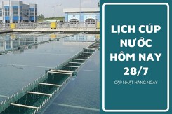 Lịch cúp nước TP HCM ngày 29/7 và sáng ngày 30/7 nhiều phường bị gián đoạn từ đêm 29/7