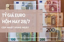 Tỷ giá euro ngày 28/7: Điều chỉnh trái chiều, chợ đen quay đầu giảm
