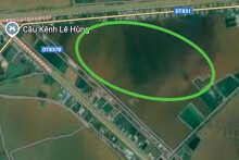 Đất có quy hoạch ở xã Vĩnh Châu B, huyện Tân Hưng, tỉnh Long An