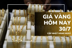 Giá vàng hôm nay 30/7: Vàng SJC và nhẫn trơn đảo chiều, tăng mạnh 500.000 đồng/lượng