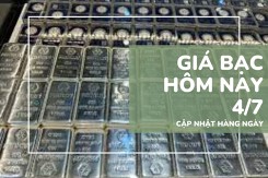 Giá bạc hôm nay 4/7: Bạc miếng áp sát 1,45 triệu, bạc thỏi tăng vọt 400.000 đồng/kg