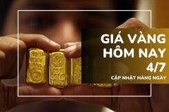 Giá vàng hôm nay 4/7: Lao dốc mạnh sau báo cáo việc làm Mỹ vượt kỳ vọng