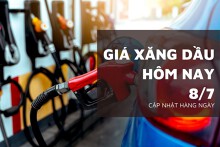 Giá xăng dầu hôm nay 8/7 tăng giảm trái chiều trước thuế quan Mỹ và quyết định tăng sản lượng của OPEC+