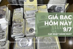 Giá bạc hôm nay 9/7: Bạc miếng hạ nhiệt, bạc thỏi 1 kg giảm sâu 160.000 đồng