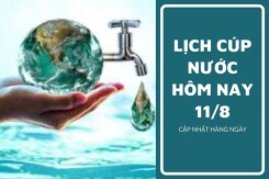 Lịch cúp nước TP HCM ngày 11/8 và sáng ngày 12/8 địa bàn phường Bàn Cờ, Tân Sơn, Bảy Hiền và các phường lân cận mất nước kéo dài