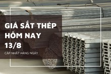 Giá sắt thép hôm nay 13/8 quặng sắt tiếp tục tăng nhờ cắt giảm sản xuất thép ở Đường Sơn và nguồn cung vận chuyển giảm