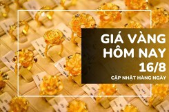 Giá vàng hôm nay 16/8: Vàng SJC và nhẫn trơn giữ giá đỉnh trong phiên cuối tuần