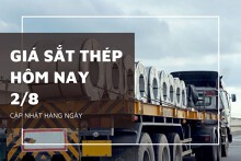 Giá sắt thép hôm nay 2/8 thép thế giới giảm sâu, trong nước tiếp tục ổn định