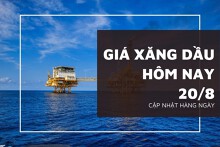 Giá xăng dầu hôm nay 20/8 phục hồi nhẹ khi lo ngại về nguồn cung trong bối cảnh đàm phán Ukraine đình trệ