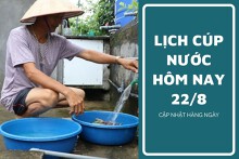 Lịch cúp nước TP HCM ngày 22/8 và sáng ngày 23/8 phường Sài Gòn, Thủ Đức đồng loạt cúp nước